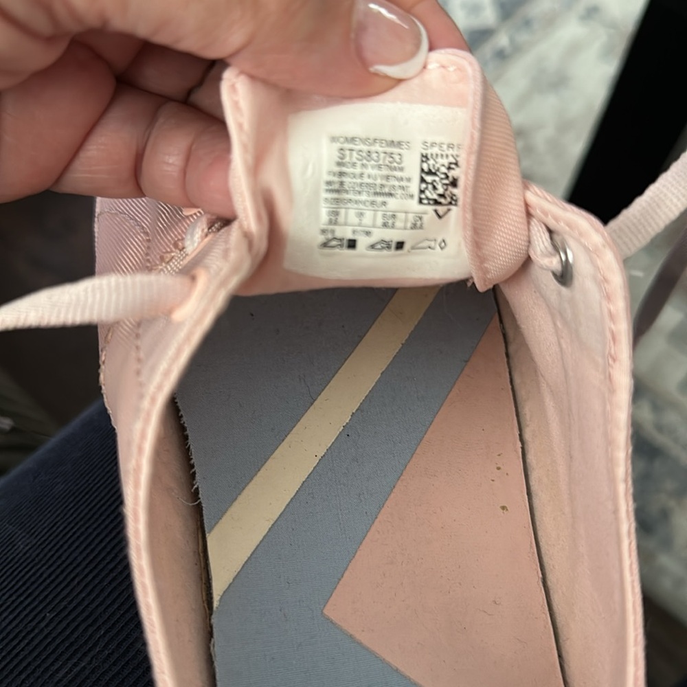 SPERRY Top-Sider Shoes Crest Vibe BIONIC Pink & Blue Sneakers Size 9.5 - Picture 6 of 6